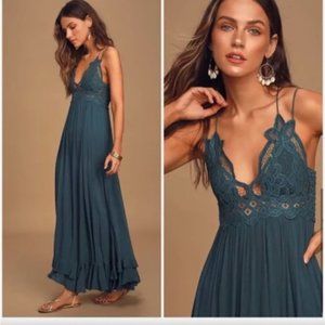 FREE PEOPLE | Adella Maxi Slip Dress in Size S